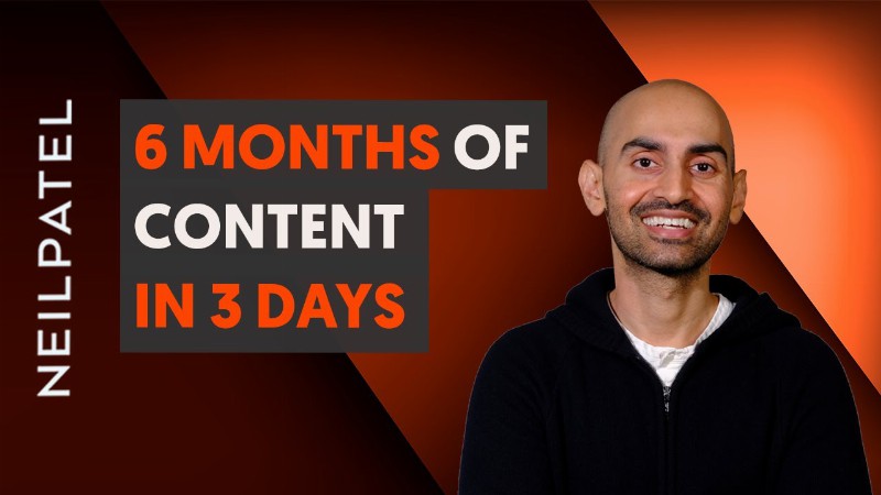 image 0 Generate 6 Months' Worth Of Content In 3 Days (content Strategy 2022)
